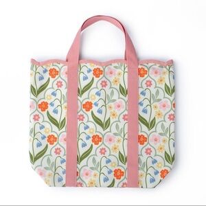 New Target Bullseye Playground Pink Floral Spring 2026 Tote Bag